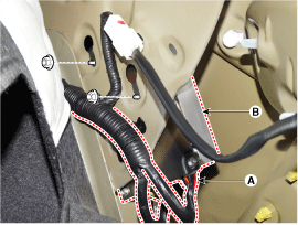 Hyundai Elantra: External AMP Repair procedures - AVN System - Body