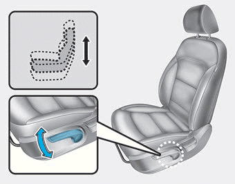 Hyundai Elantra. Manual adjustment