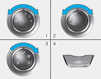 Hyundai Elantra. Manual Climate Control System