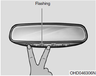 1. When programming the buttons for the first time, press and hold the left and