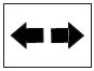 The blinking green arrows on the instrument panel show the direction indicated