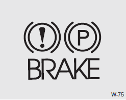 Check the brake warning light by turning the ignition switch ON (do not start