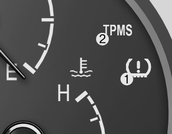 (1) Low Tire Pressure Telltale