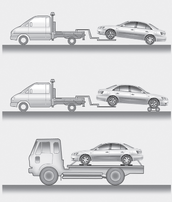 If emergency towing is necessary, we recommend having it done by an authorized