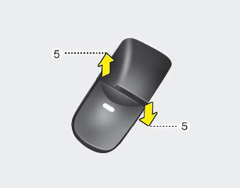 To open or close a window, press down or pull up the front portion of the corresponding