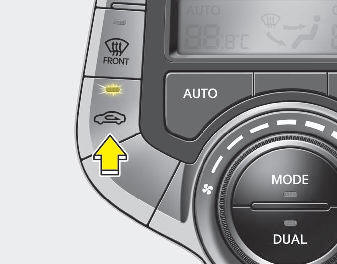 This is used to select the outside (fresh) air position or recirculated air position.