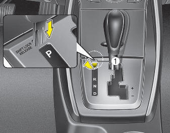 Hyundai Elantra: Shift lock system - Automatic transaxle operation -  Automatic transaxle - Driving your vehicle - Hyundai Elantra MD 2010-2015  Owners manual