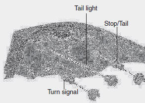 Stop/Tail light and turn signal light